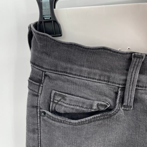 NWT Frame Le Skinny De Jeanne Crop Double Triangle Raw Hem in Tull // 24 - Picture 9 of 14